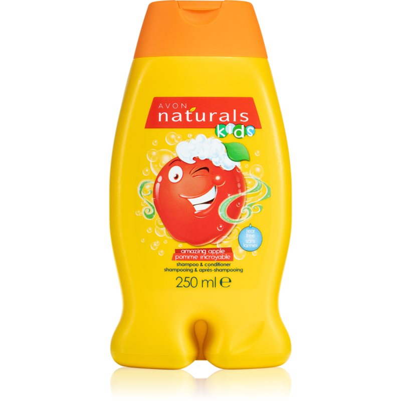 Avon Naturals Kids Amazing Apple szampon z odżywką 2w1 dla dzieci z zapachem Amazing Apple 250 ml