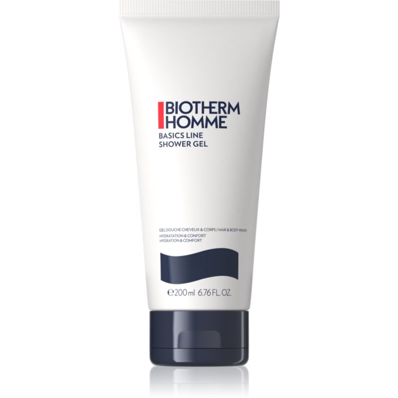 Biotherm Homme Basics Line energetyzujący żel pod prysznic do ciała i włosów 200 ml