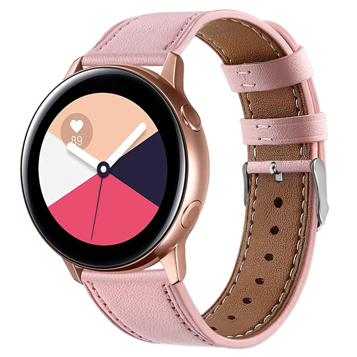 BStrap Leather Italy remienok na Samsung Galaxy Watch 3 41mm, pink