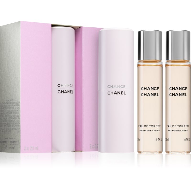 Chanel Chance woda toaletowa dla kobiet 3x20 ml
