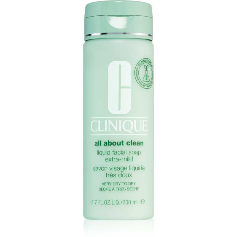Clinique Liquid Facial Soap Extra-Mild mydło w płynie do skóry suchej i bardzo suchej 200 ml