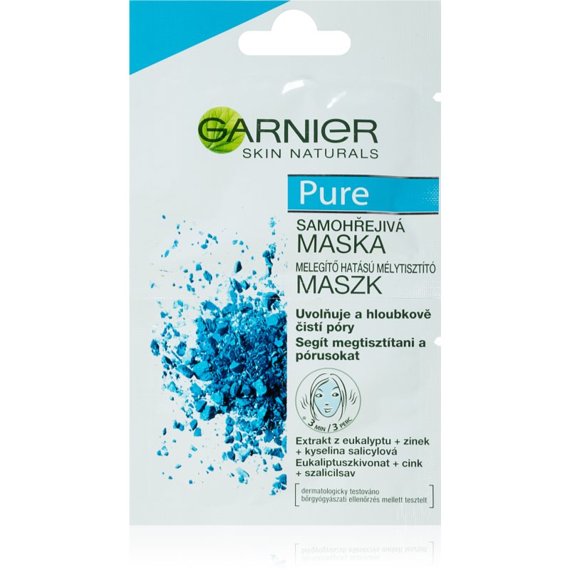 Garnier Czysta Skóra Pure maseczka do twarzy do skóry z problemami 2x6 ml