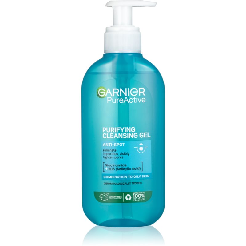 Garnier Czysta Skóra Pure żel oczyszczający do skóry z problemami 200 ml