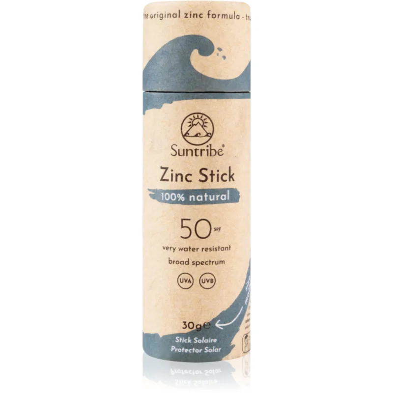 Suntribe Sports Zinc Stick mineralny sztyft ochronny do miejsc wrażliwych SPF 30 Ocean Blue 30 g