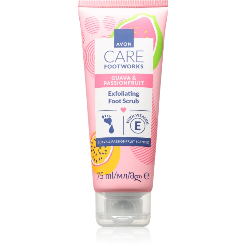 Avon Care Guava & Passionfruit gentle scrub for legs 75 ml