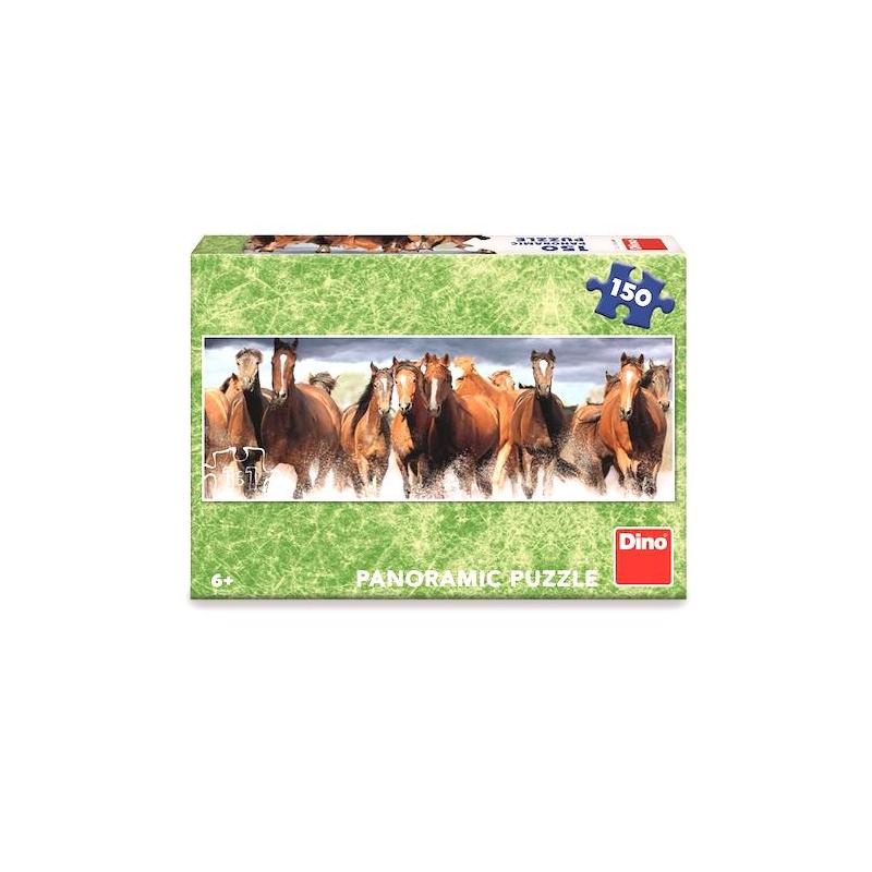Kone vo vode - panoramatiké puzzle , 11DN393349