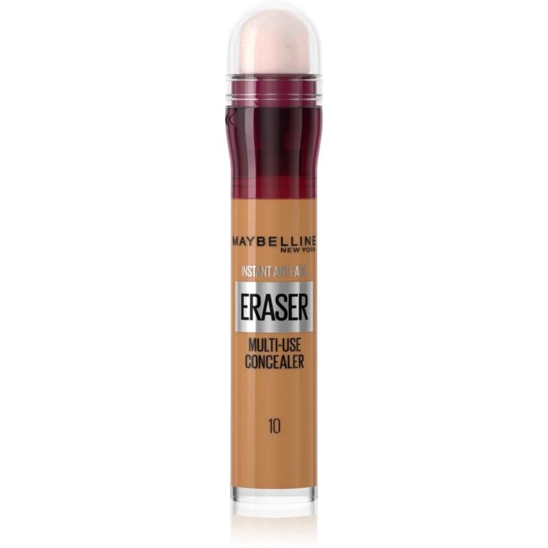 MAYBELLINE NEW YORK Instant Anti Age Eraser korektor w płynie z aplikatorem w postaci gąbeczki odcień 10 Caramel 6.8 ml