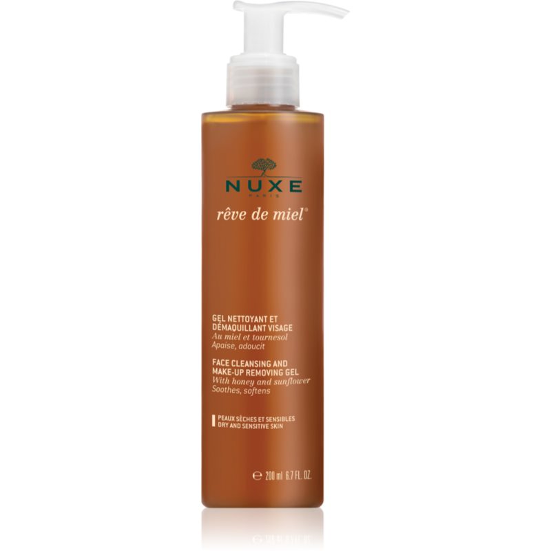 Nuxe Rêve de Miel Face Cleansing and Make-Up Removing Gel żel oczyszczający do twarzy 200 ml