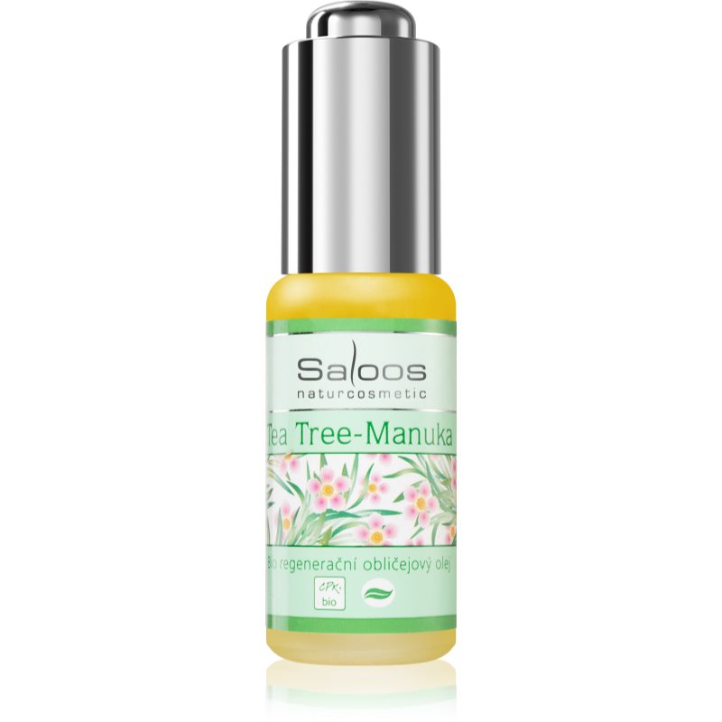 Saloos Bio Skin Oils Tea Tree & Manuka olejek łagodząco-regenerujący do skóry trądzikowej 20 ml