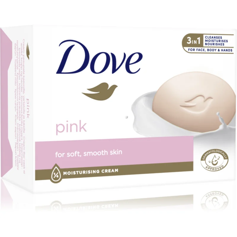 Dove Pink mydło oczyszczające w kostce 90 g
