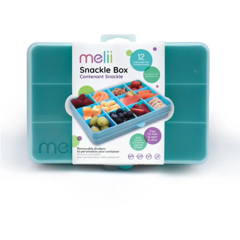 Melii Snackle Box pudełko na przekąskę Blue 1368 ml