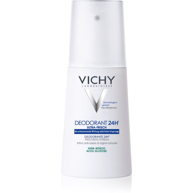 Vichy Deodorant 24h odświeżający dezodorant w sprayu do skóry wrażliwej 100 ml