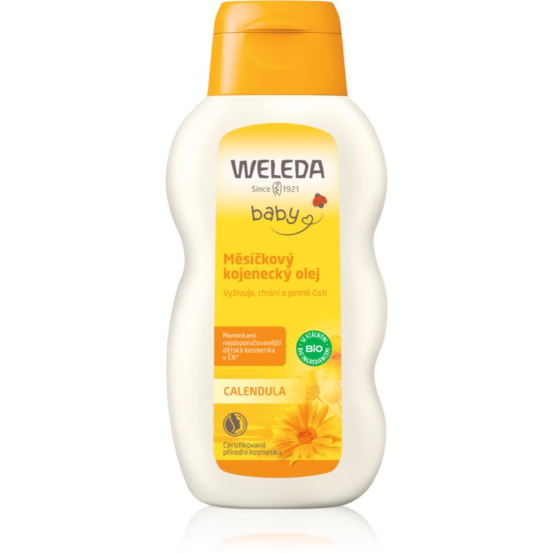 Weleda Baby and Child nagietkowy olejek dla niemowląt nieperfumowany 200 ml