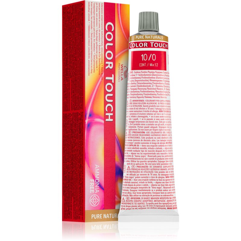 Wella Professionals Color Touch Pure Naturals farba do włosów odcień 10/0 60 ml