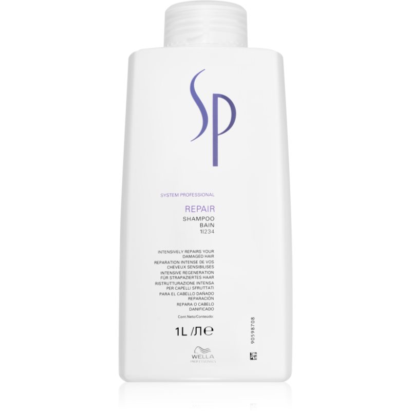 Wella Professionals SP Repair szampon do włosów zniszczonych zabiegami chemicznymi 1000 ml