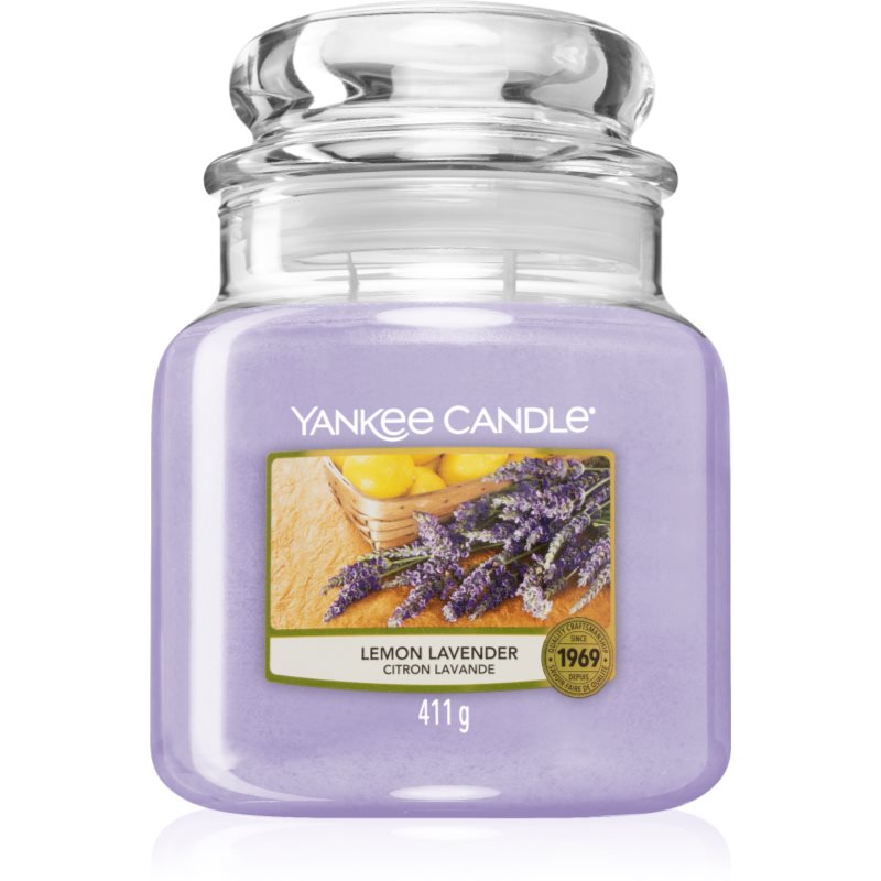 Yankee Candle Lemon Lavender świeczka zapachowa 411 g